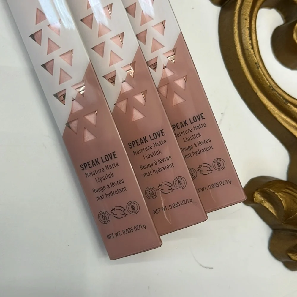 NEW LYS Moisture Matte Lip Bundle Shade Optimistic Sincere Moody